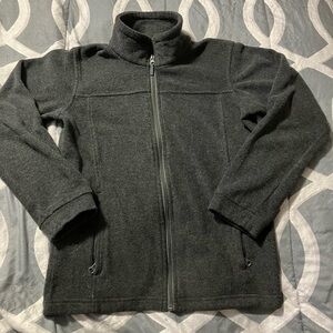 Cozy Black Zip-Up Jacket
